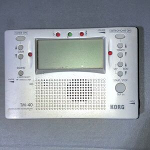 Korg TM-40 Digital Tuner Metronome EUC